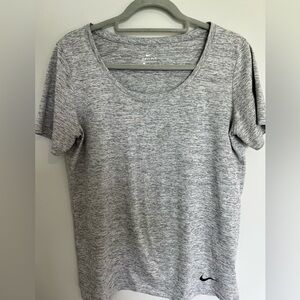 Nike grey dry fit workout shirt